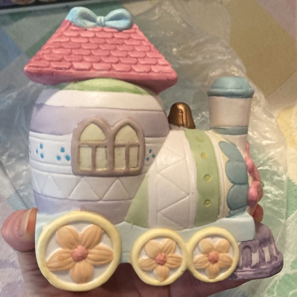 🌸NIB MIDWESTERN Home Products Porcelain Easter Train Set - Picture 10 of 13